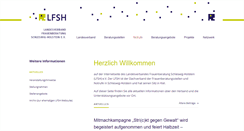 Desktop Screenshot of lfsh.de